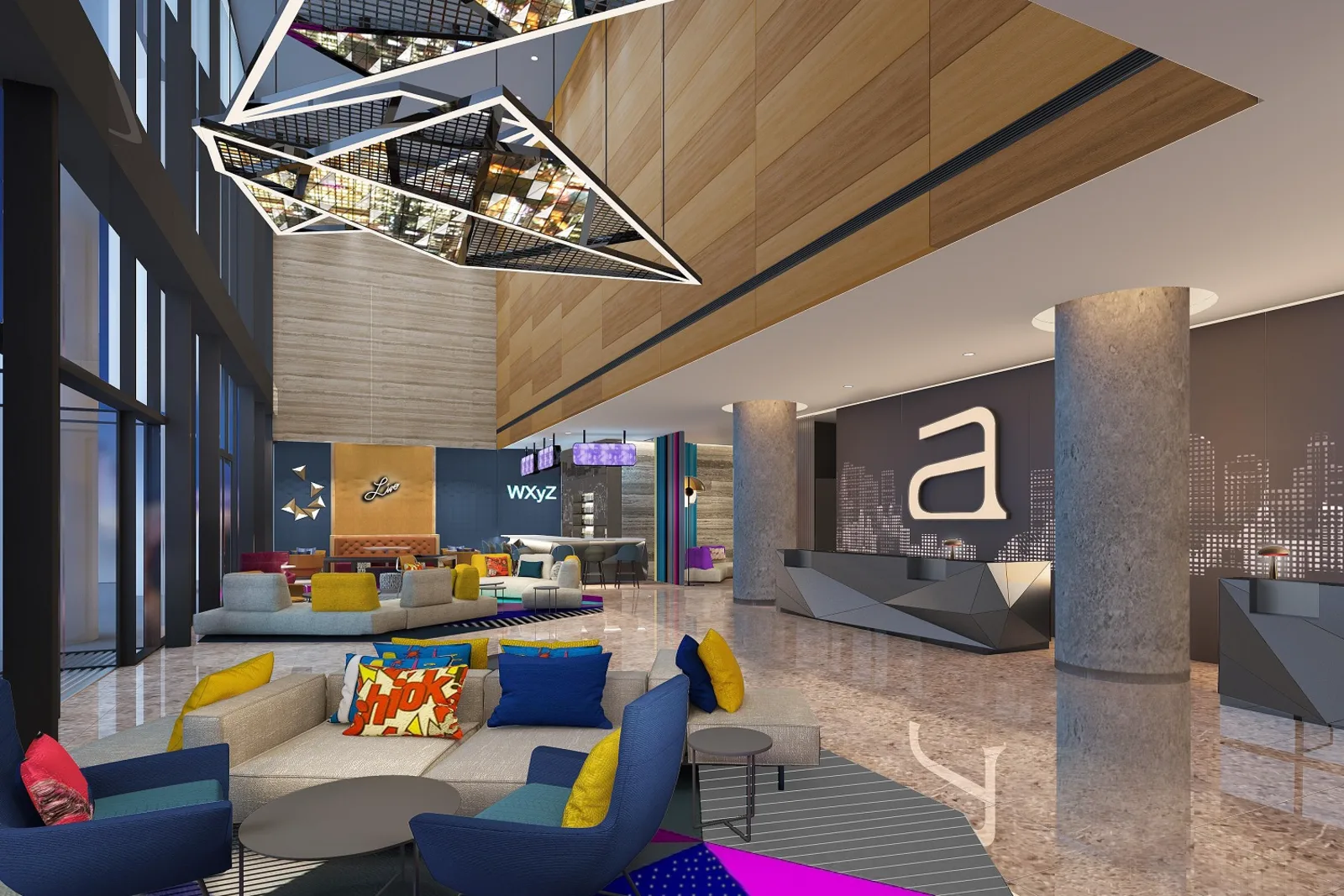 Aloft Hotels - Interiors