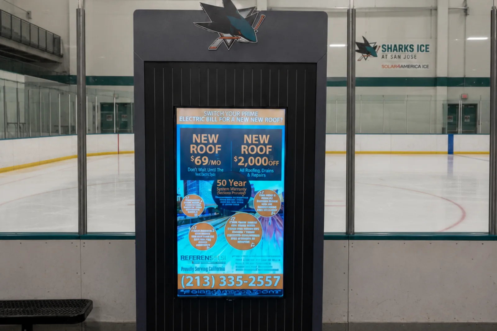 San Jose Sharks LED display