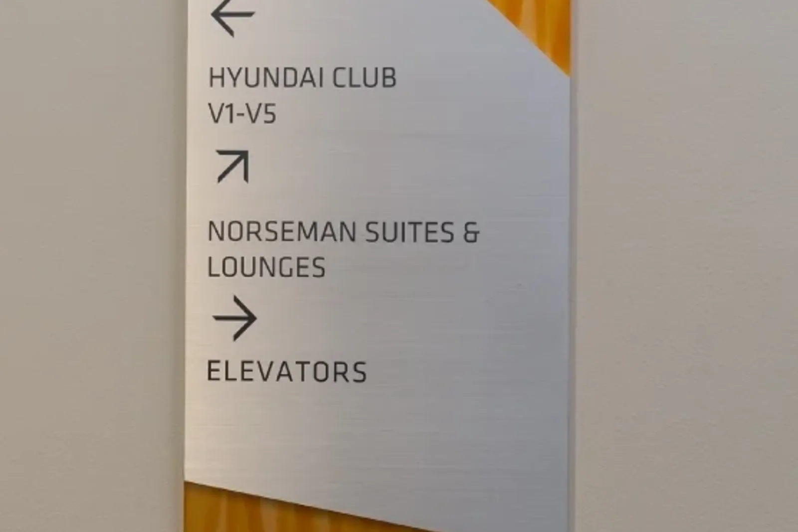 Directional Office Sign