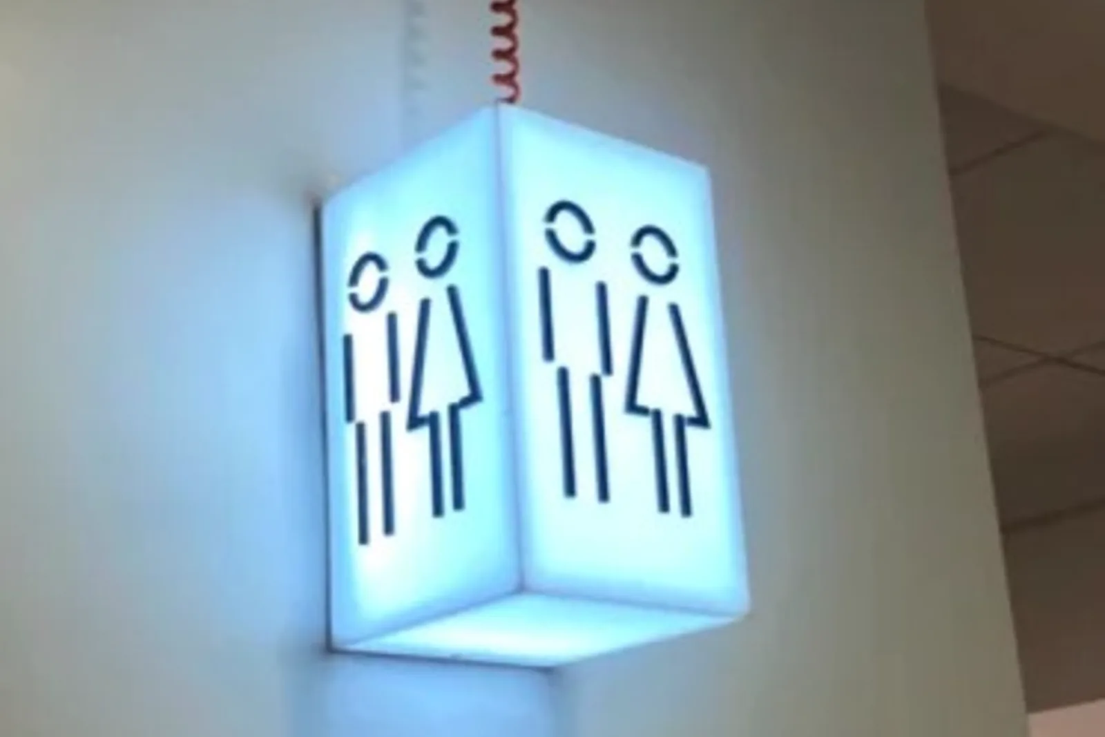 Illuminated Bathroom Directional