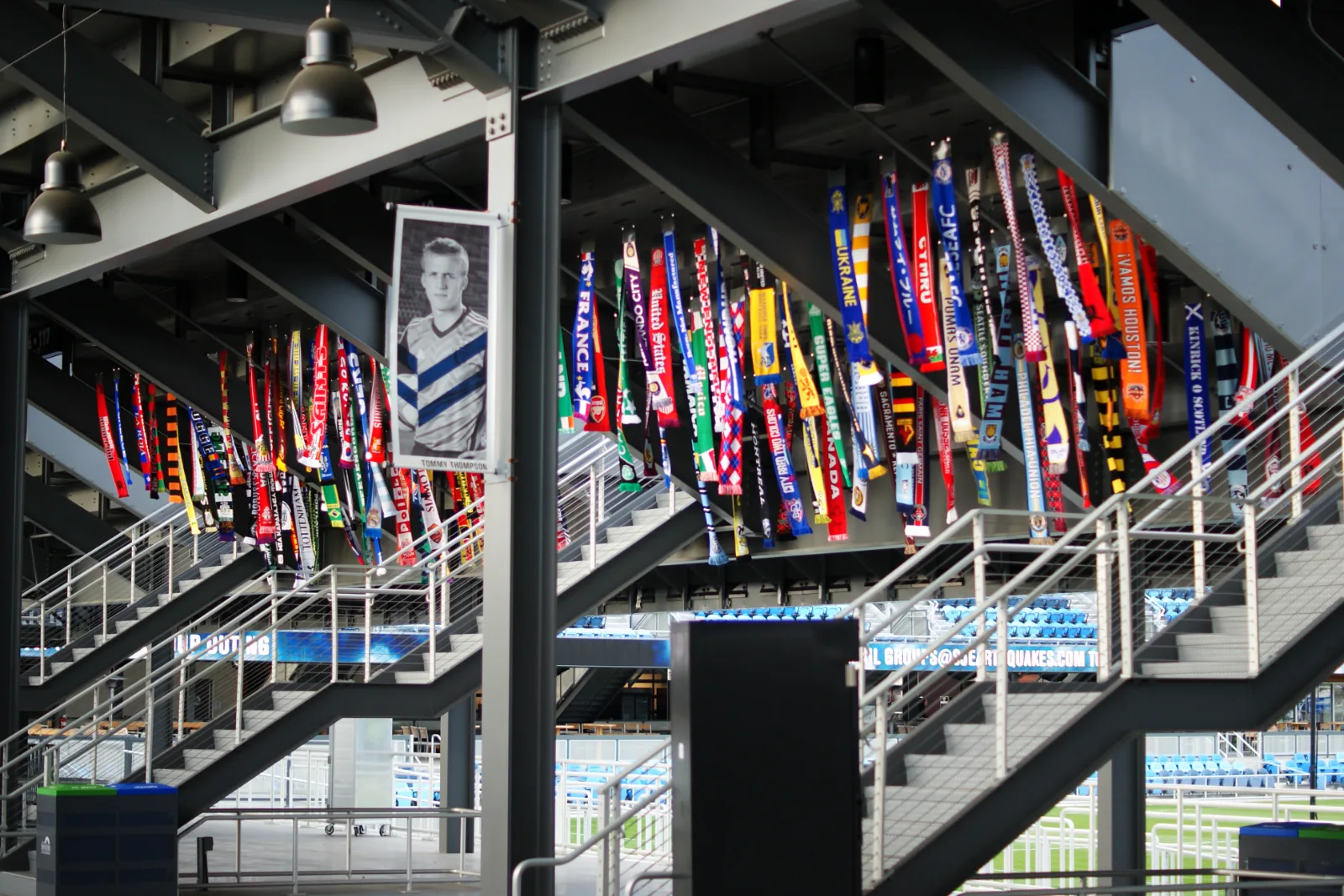 PayPal Park - World Scarf Display